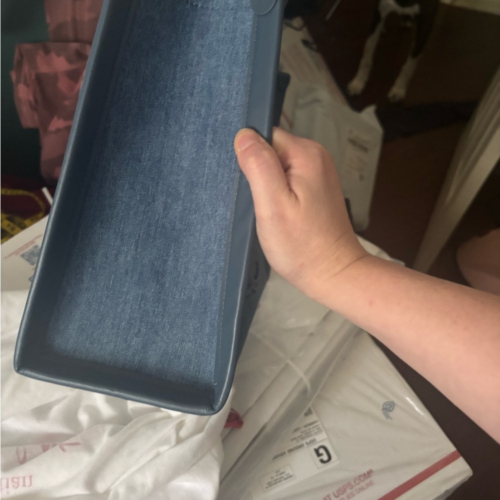 Brand New Louboutin Denim Cabata By My Side Tote Large with Original Dust Bag - Picture 6 of 9